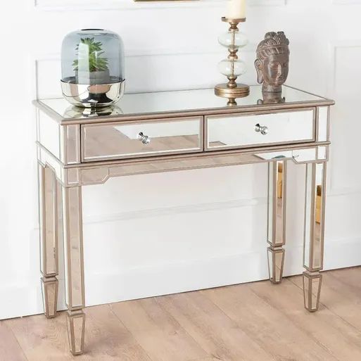 Mirrored Console Tables